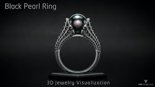 Black Pearl - Jewelry Rendering