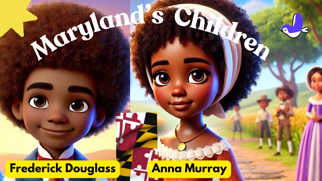4K Kids Animation: Anna Murray & Frederick Douglass Roots | Inspiring Young Activists & Ed Resources