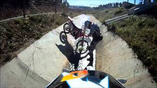 Dirt bike front flip crash on water (20-03-2011_01) GoPro HD helmet cam hard enduro screenshot 4