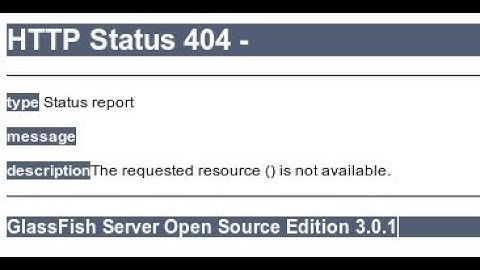 Http Status 404 Not Found in JSP files-netbeans