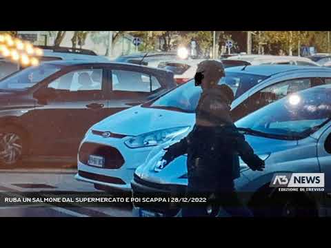 RUBA UN SALMONE DAL SUPERMERCATO E POI SCAPPA | 28/12/2022