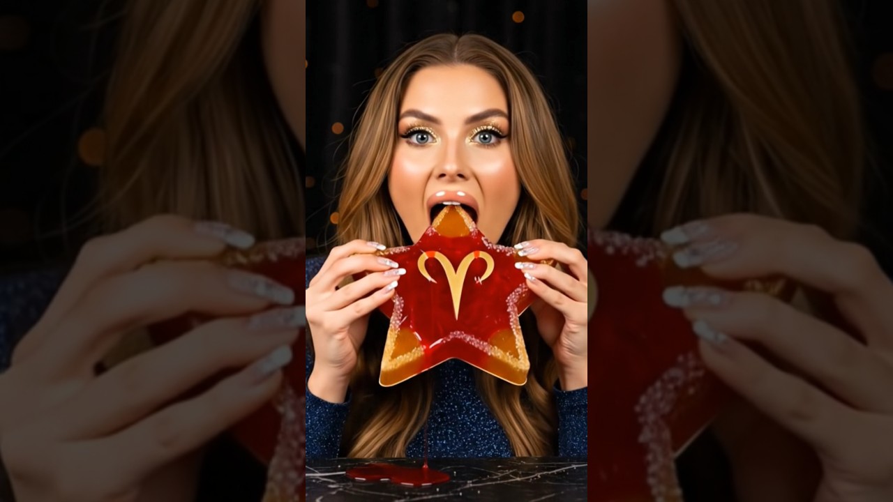 ASMR 4K|Aries Candy Sounds — Bold,Sticky, and Honest 🍬♈