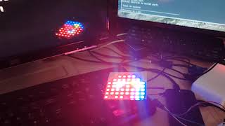 Neo Pixel bit banging test