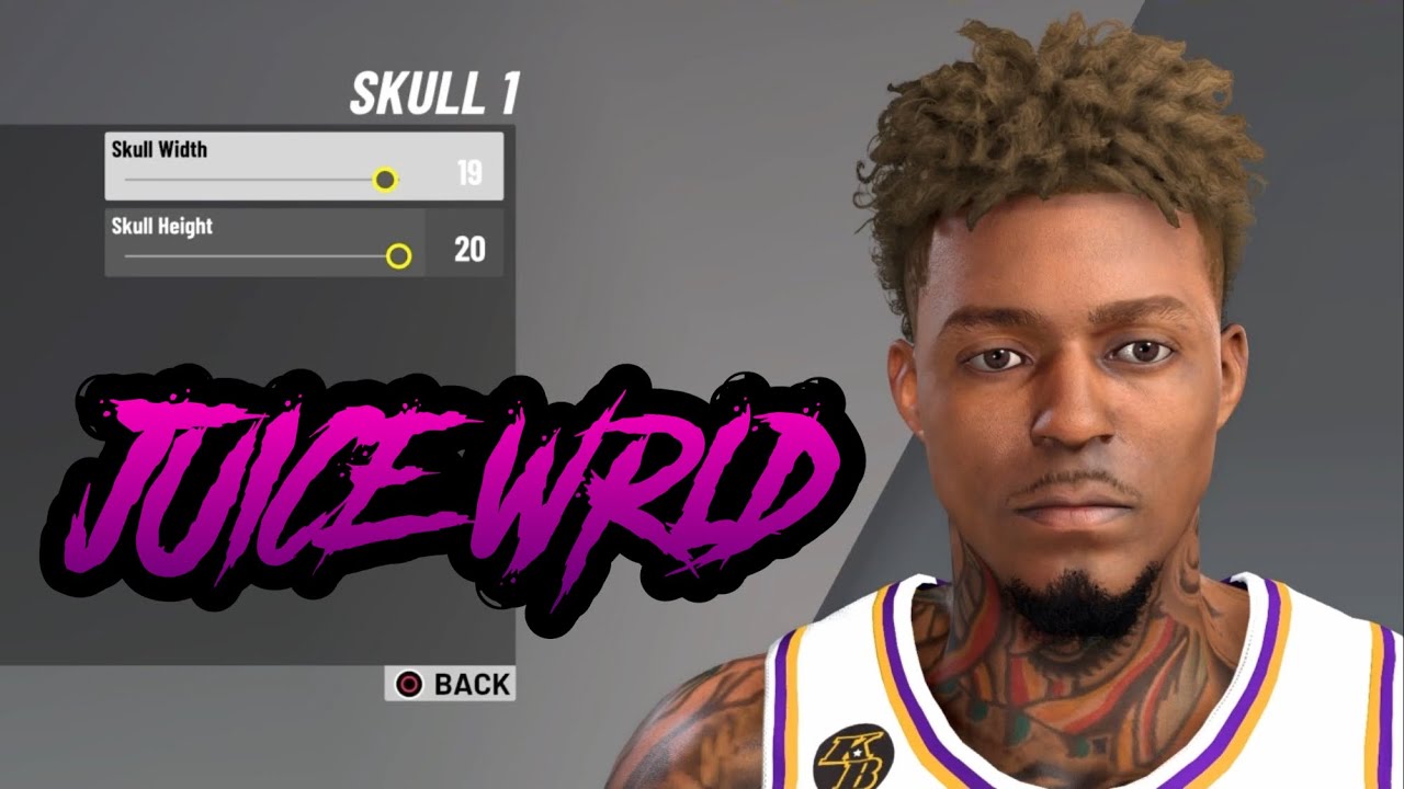 RAPPER FACE CREATION! JUICE WRLD 999 NBA 2K21 FACE CREATION!