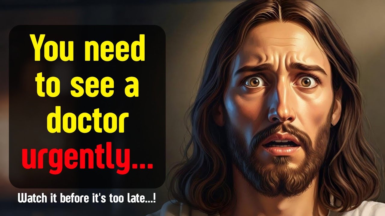 🚨 God says: YOU NEED TO SEE A DOCTOR URGENTLY...| watch it before it's too late| Divine Jesus Christ