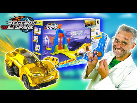 ДОКТОР ЗЛЮ И ЛЕГЕНДЫ СПАРКА - УЛЁТНЫЕ ГОНКИ! МАШИНЫ, ИГРОВОЙ НАБОР МАЯТНИК И ЗОЛОТОЙ СУПЕР ГОНЩИК!