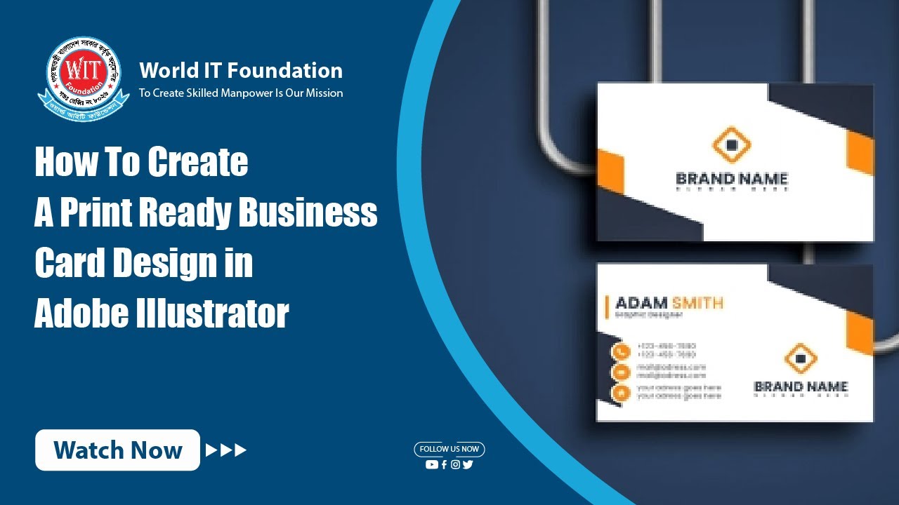 How to Design a Business Card Adobe World IT World