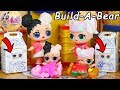 Unicorn Family Visit Build A Bear Barbie with Spice | LOL SURPRISE Fun Toys + Dolls | ToyEggVideos