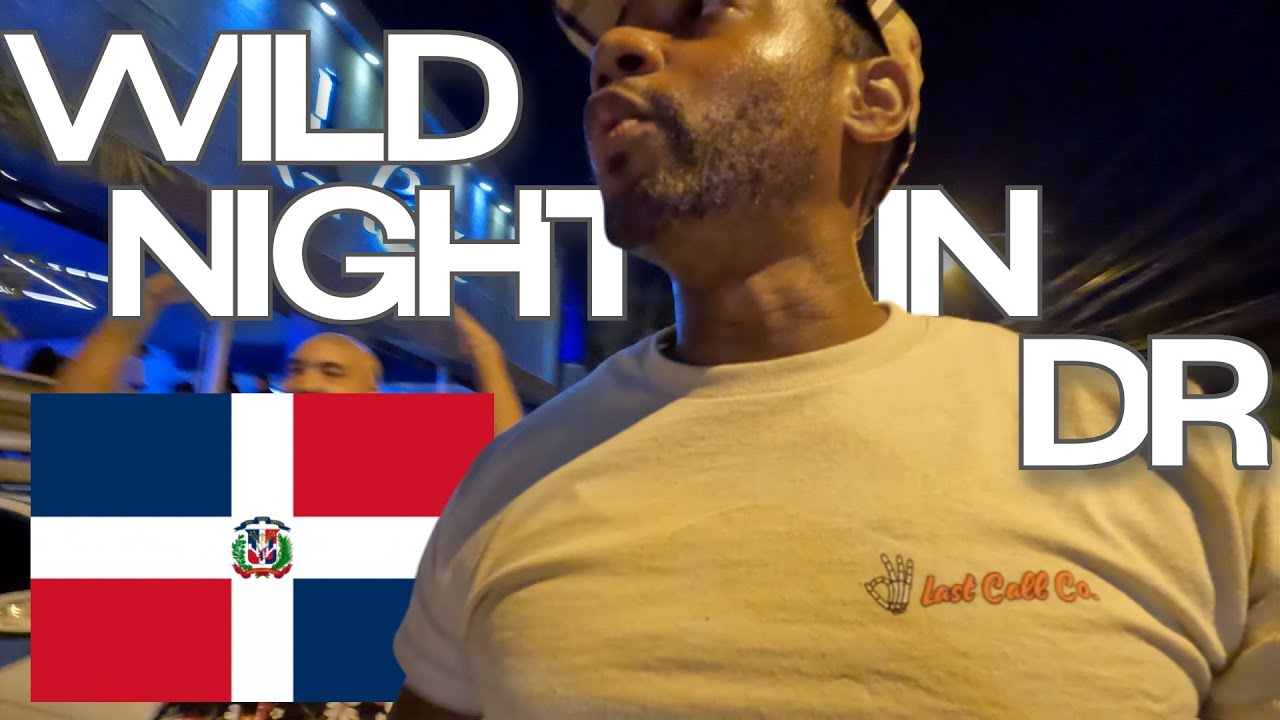 NIGHTLIFE IN SANTO DOMINGO. WILD NIGHT DOWNTOWN IN DOMINICAN REPUBLIC