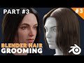 Blender Tutorial - How To Make Female Long Hair [Part 03]
