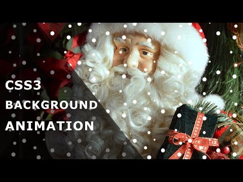 Snowfall CSS3 Background Animation | CSS3 Animation Snippets