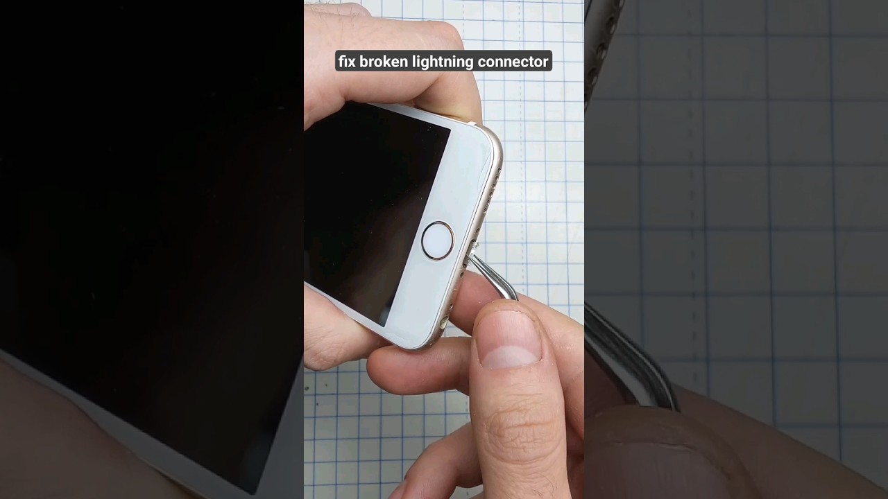 fix broken lightning connector 