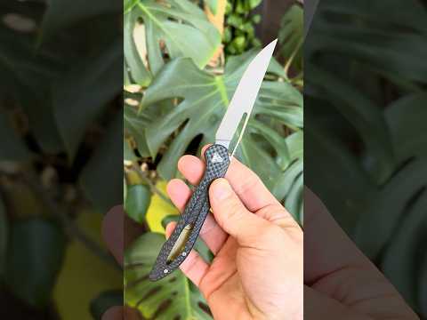 Boos Smoke 2.0 M390 Slim Titanium Framelock Carbon Fiber Will  WE Knife OEM  Slim