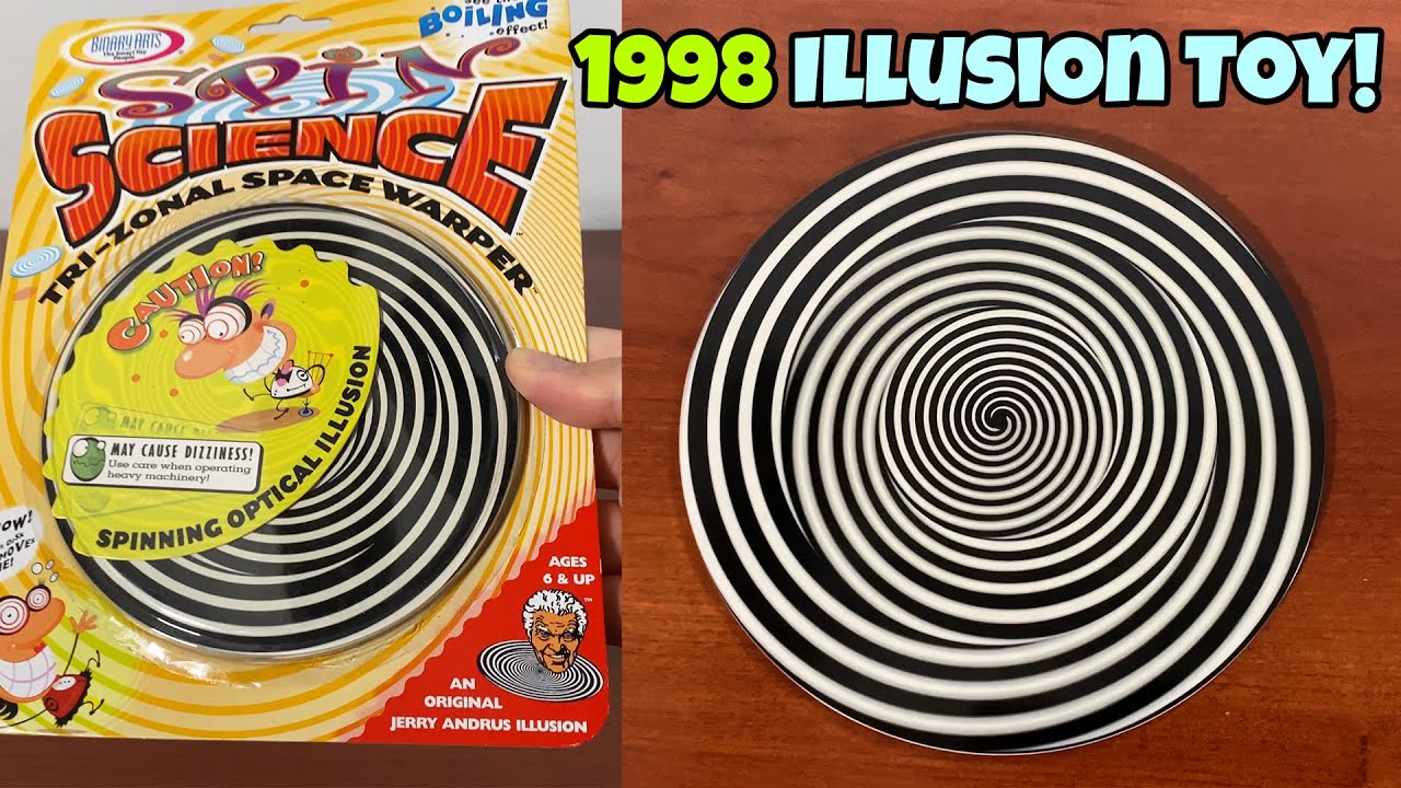 Игрушка-оптика Spin Science Tri-Zonal Space Warper (1998) 😵 Gadgetify