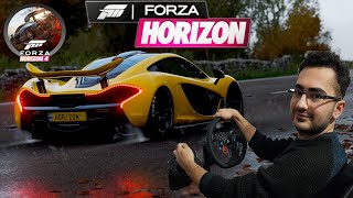 G29 Di̇reksi̇yon Seti̇ İle Mclaren P1 Sürüyoruz Forza Hori̇zon 4