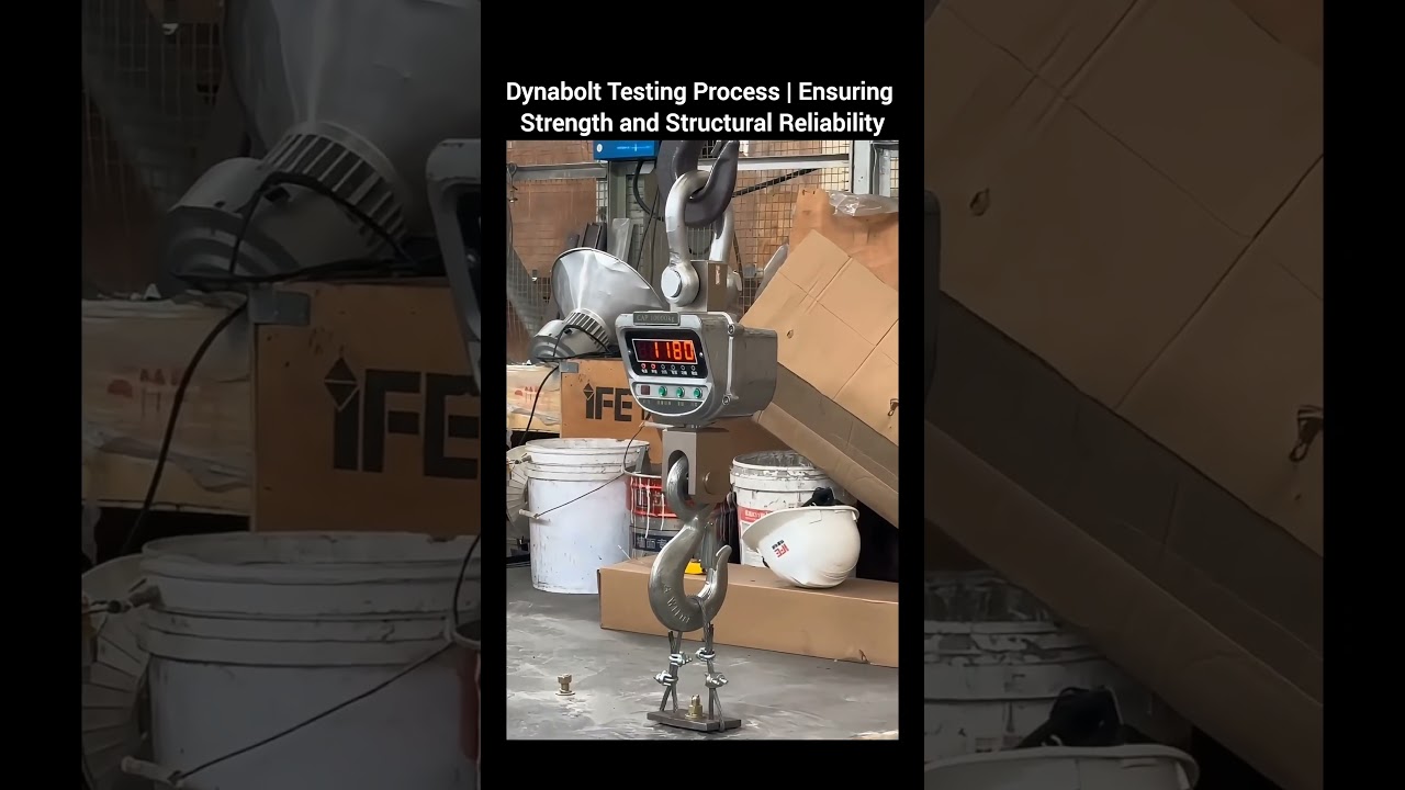 Dynabolt Testing Process | Ensuring Strength and Structural Reliability 