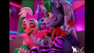 FNAF Security Breach Roxanne Wolf and Glamrock Chica tribute part 4