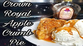Crown R0yal Apple Crumb Pie! (With No Churn Ice Cream!) SUPER EASY!