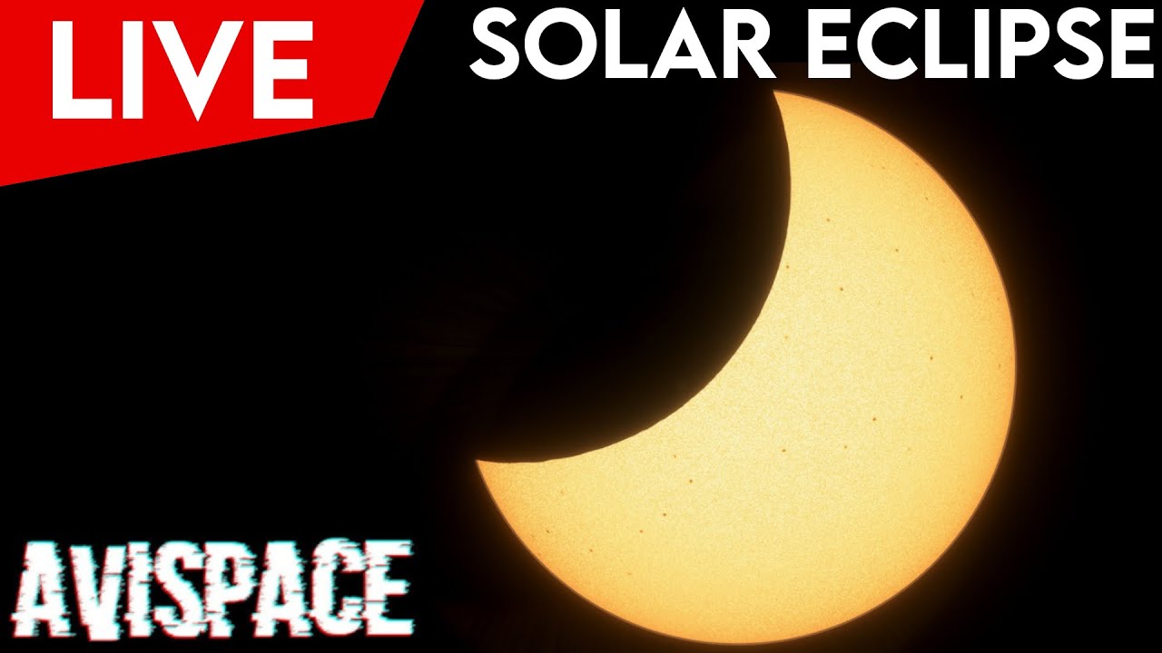 Watch the greatest Solar Eclipse of 2022 live | Real view through ...