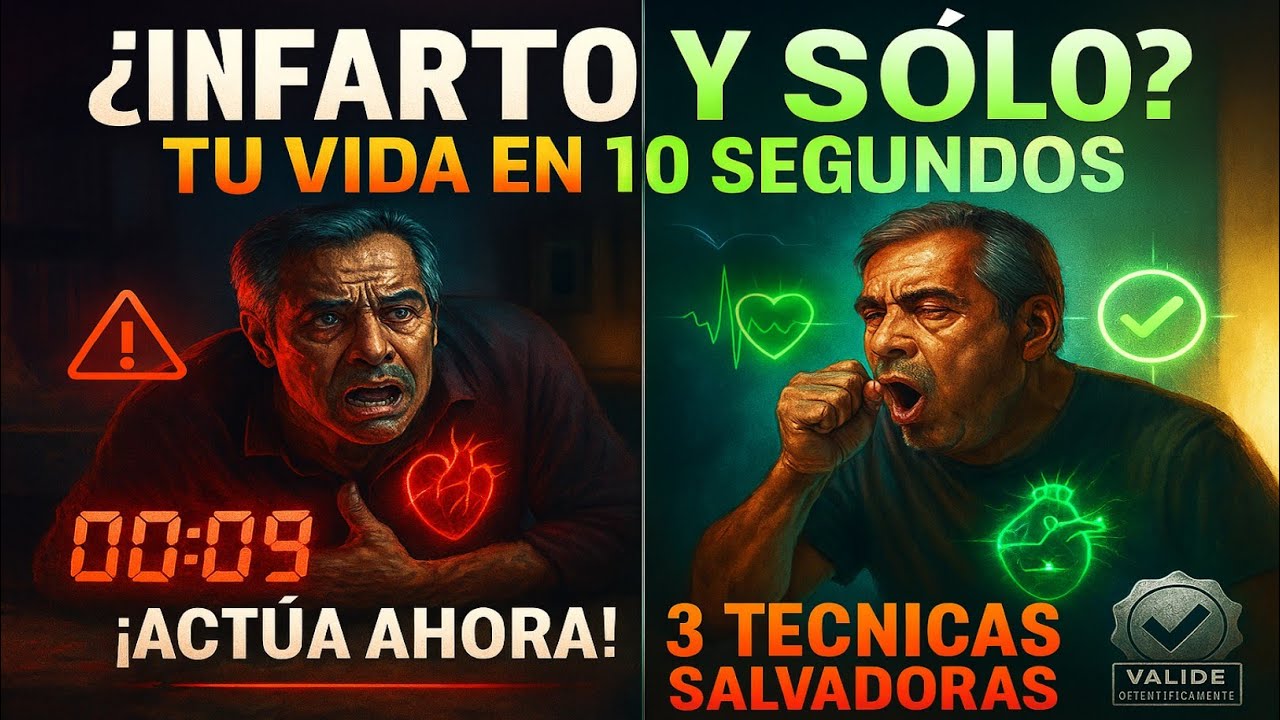 Infarto solo en casa: 3 técnicas vitales que pueden salvar la vida de ...