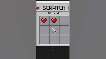 Tic-Tac-Toe Game in Scratch! #scratch #tutorial #animation #minecraft #minecraftshorts #programming