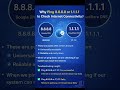 internet Health check #ccna #internetproblem #shorts #techreels