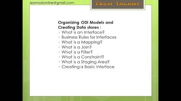 Oracle Data Integrator - Online training