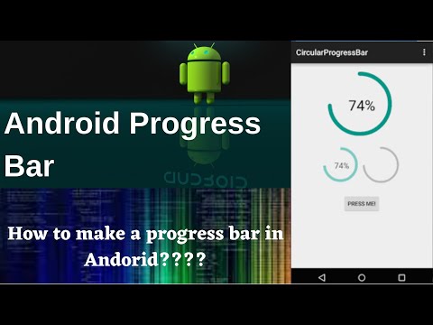 How to make a progress bar in Andorid| progress bar tutorial in urdu/hindi