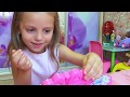 Kids Pretend Play Играем с косметичкой для девочек Платья принцесс