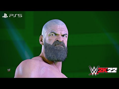 triple h, wwe 2k22 ps5 gameplay, wwe 2k22 ps5, wwe championship, john cena ...