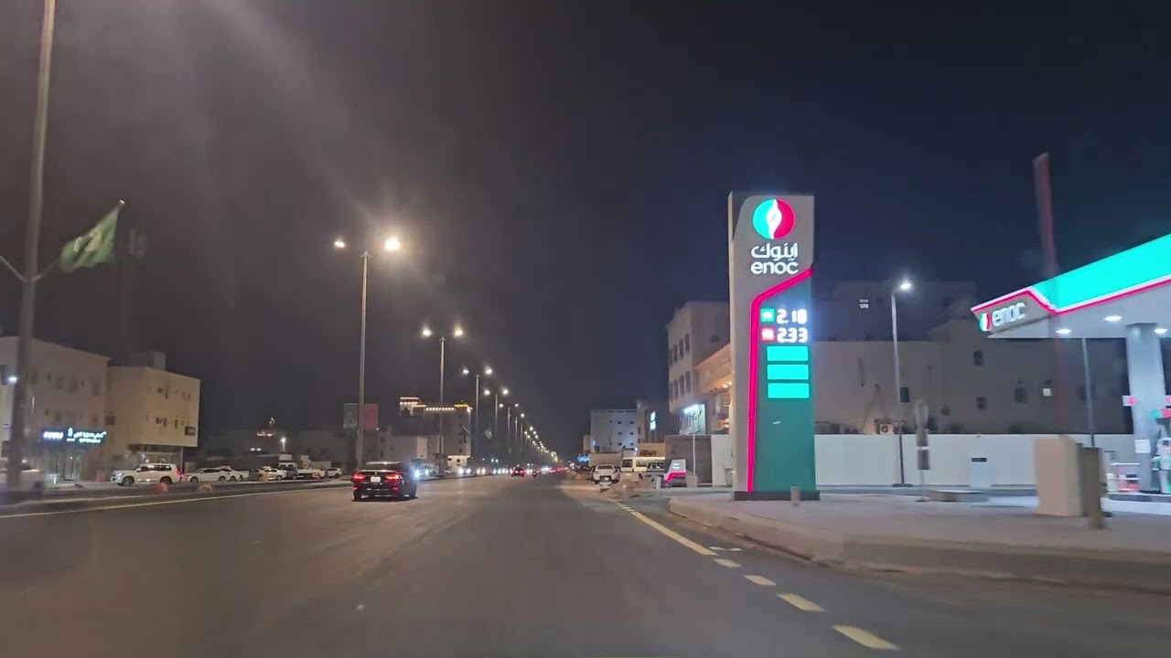 طريق الدائري بالاحساء مرورا بحي الجامعيين . 