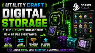UtilityCraft: Digital Storage Guide | Everything You Need to Know! | Minecraft Bedrock