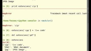 Python Tutorial on Dictionaries [English]