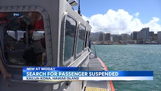Coast Guard suspends search for cruise ship passenger missing off Big Island