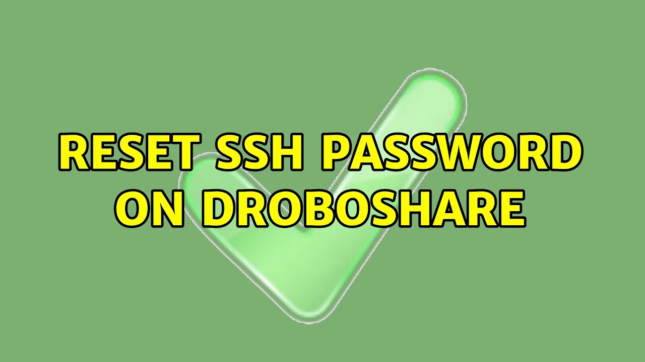 Reset Ssh Password