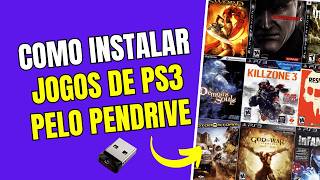 COMO INSTALAR JOGOS PKG EM SEU PS3 PELO PENDRIVE