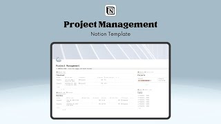 Project Management - Notion Template (FREE)
