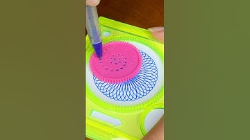 Hypnotic Spirograph Art ✨ #OddlySatisfying #Art #shorts