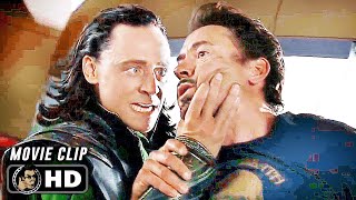Iron Man Vs Loki Scene | THE AVENGERS (2012) SciFi, Robert Downey Jr., Movie CLIP HD