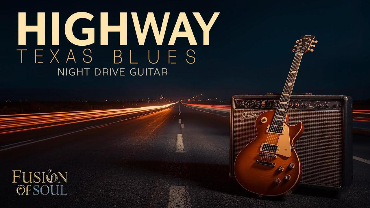 Highway Texas Blues Guitar – Night Drive & Steady Groove (Long Play)