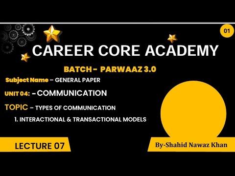 UNIT 04 || LECTURE 08 ll Effective Communication || #ugcnetjrf2024 ...