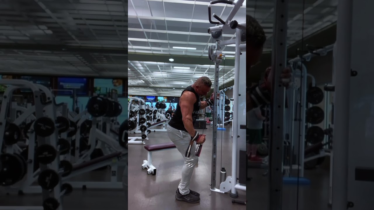 One arm cable tricep push downs are an amazing way to finish off your tricep workout with a pump