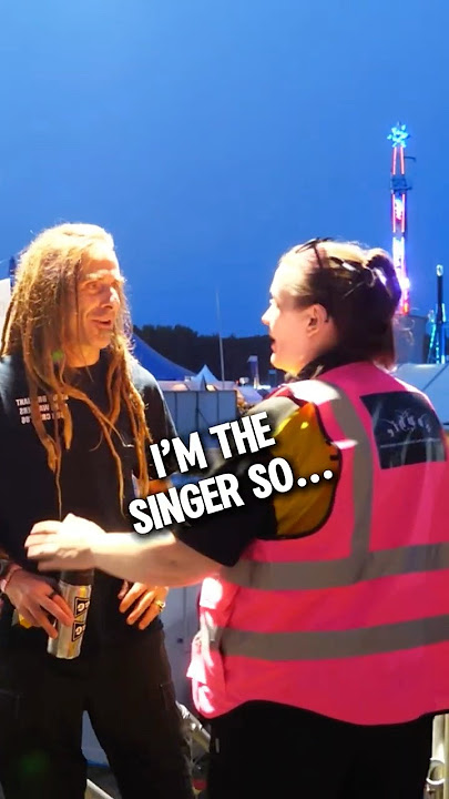 The Security Guard Stopped the Star 🤦🏽 (@bloodstockfestival)
