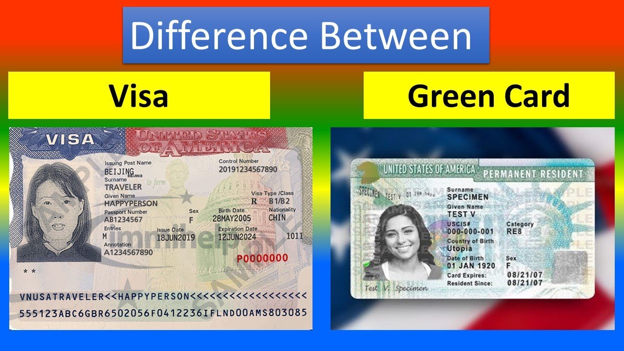 tourist visa vs green card