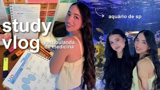 study vlog | uma semana de estudos comigo + aquário de sp
