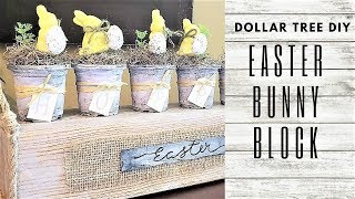 EASTER HOME DECOR DIY ~ DOLLAR TREE DIY ~ Bunny Decor