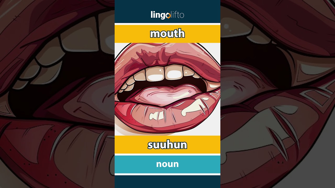 🇬🇧🇫🇮 mouth - suuhun : vocabulary builder : learn English : opetellaan englantia