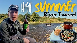 Summer Salmon Fishing River Tweed