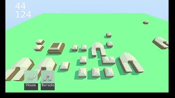 Blender RTS Game started | Grid/Building (ONLY LOGIC BRICKS) UPBGE