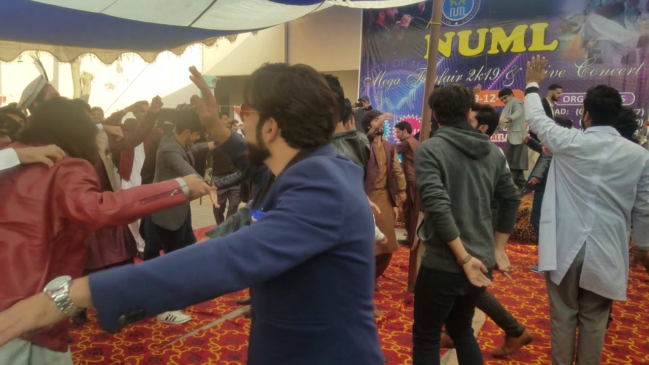 All students dance in NUML Peshawar
